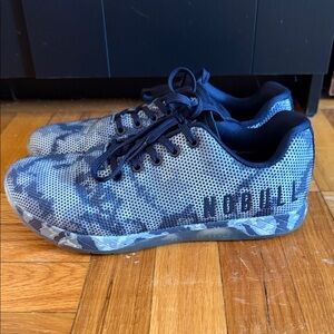 NOBULL Men's Athletic Shoes - Blue and White Camo